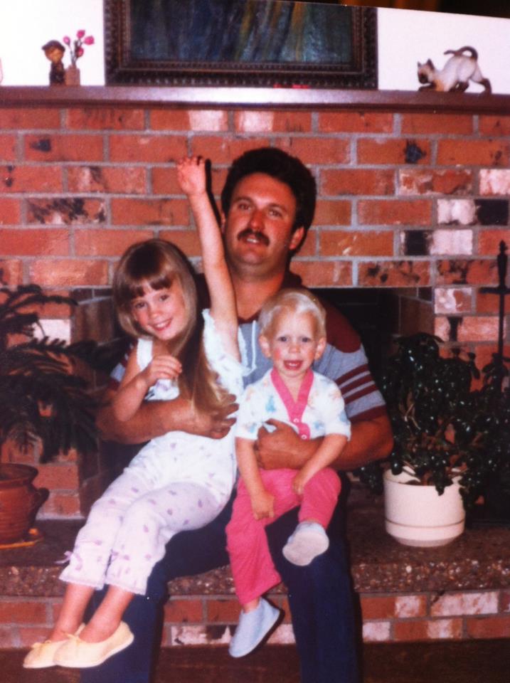 Old Brier house, Krissy, Dad, Tommy